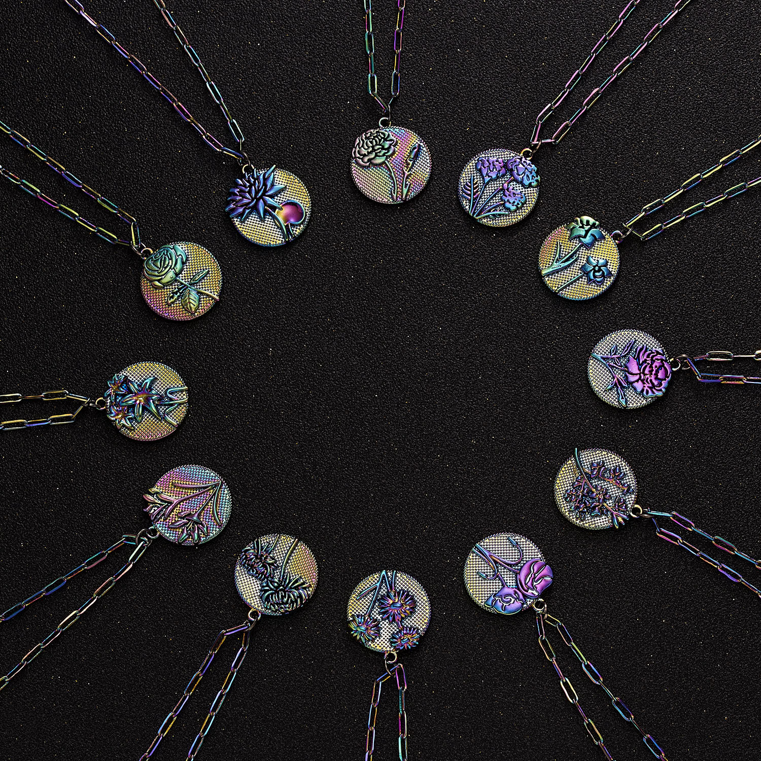 Fashion Flower Alloy Plating Womenu0027S Pendant Necklace 1 Piece