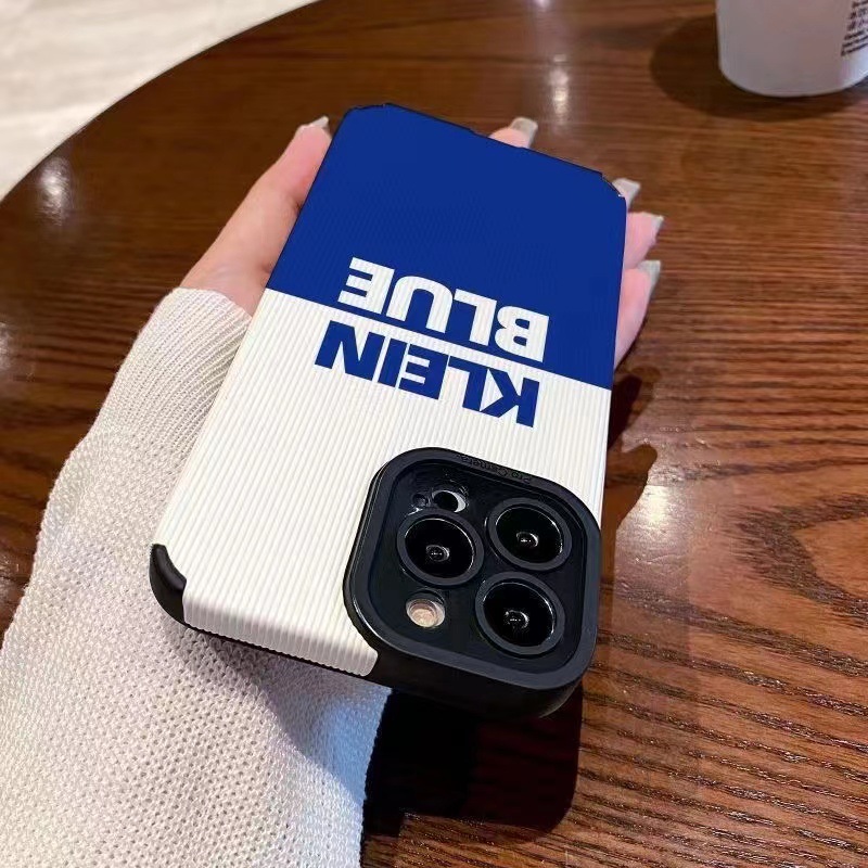 Klein Blue Silicone Phone Case For Apple Iphone - Protective_voghion.com