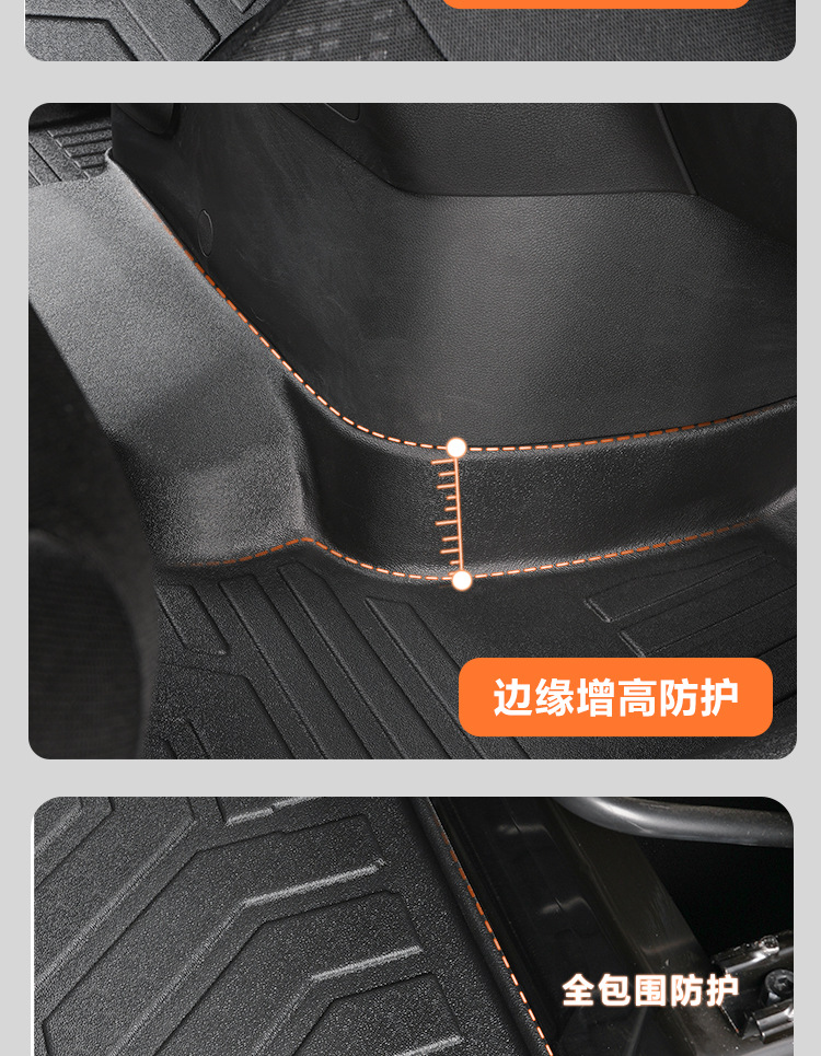 Suitable for Iveco Daily front row 11-26 models, full coverage interior accessories, TPE car floor mats, interior modification