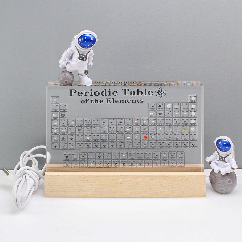 Cross-Border Best-Selling Large Acrylic Model with Embedded Periodic Table of Elements and Astronaut Model for Teaching and Display Cross-Border Best-Selling Large Acrylic Model with Embedded Periodic Table of Elements and Astronaut Model for Teaching and Display