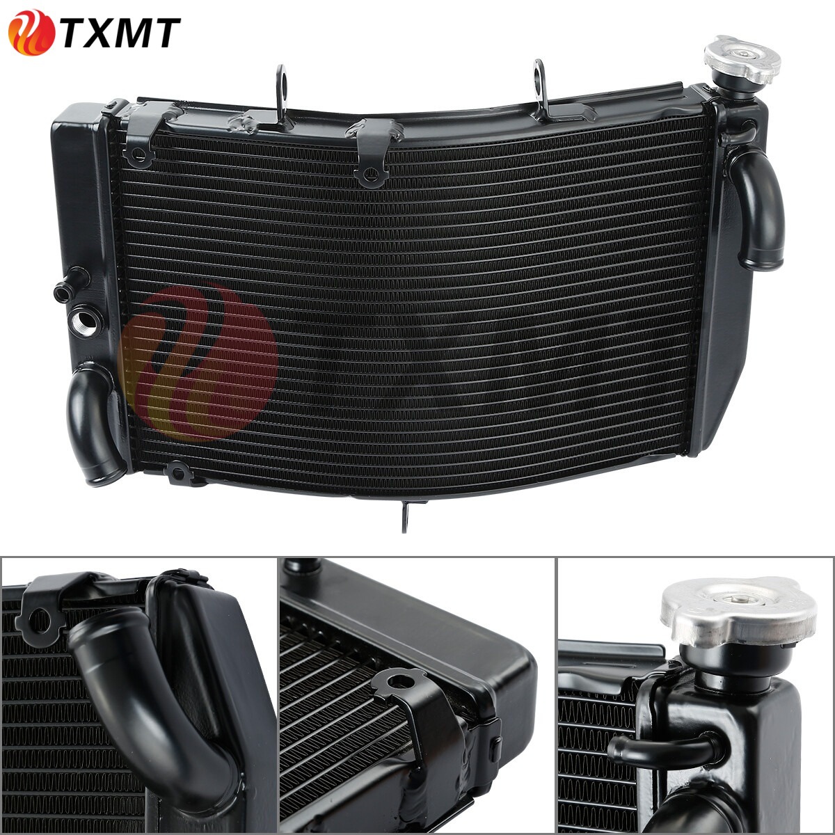 Suitable for Honda Cbr600 F4 1999 - 2000 F4I 01-04 Aluminum Radiator Water Tank Assembly