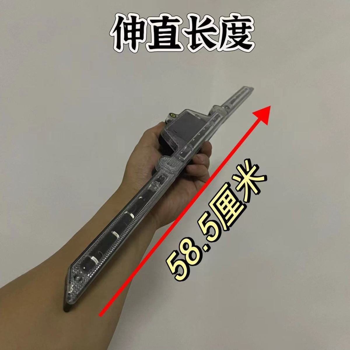 Truck solar flash light motorcycle anti-rear-end display wide warning light car rear taillight led wiring-free