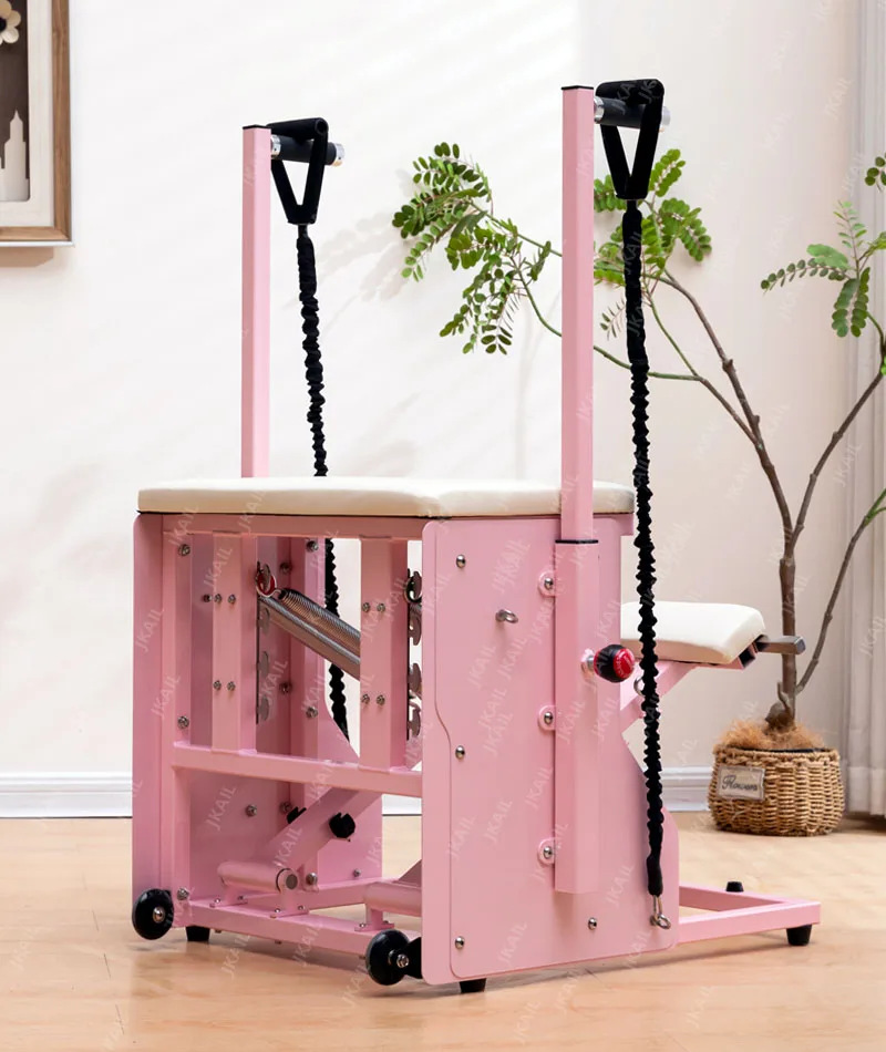 Silla de Pilates de Madera de Arce, Plegable, para Yoga y Fitness