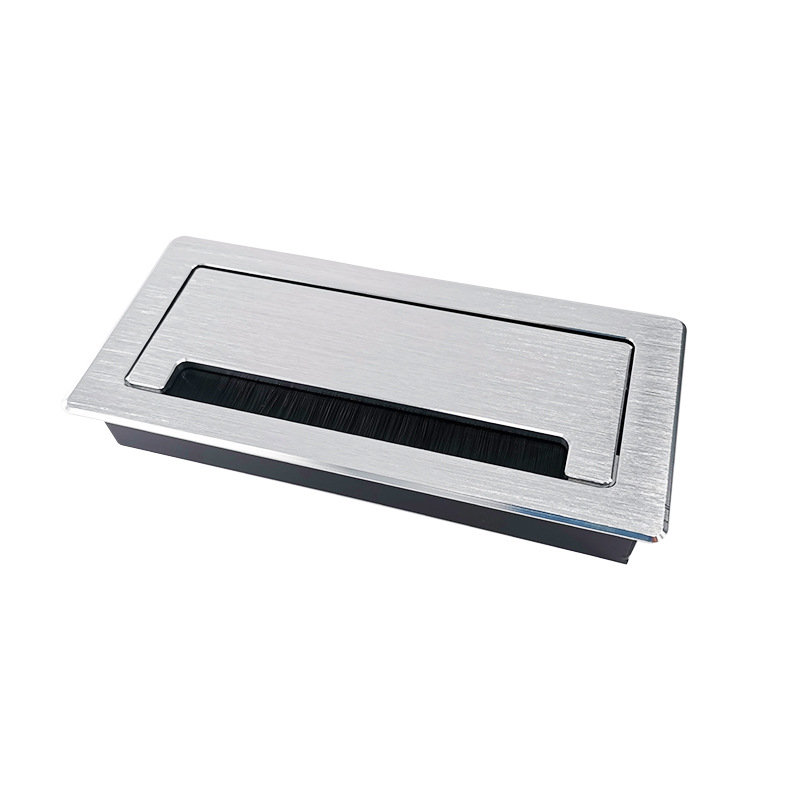 사무실 책상 스레딩 박스 데스크탑 스레딩 박스 장식 커버 컴퓨터 책상 스레딩 홀 커버 스퀘어 브러시 커버 구멍 커버