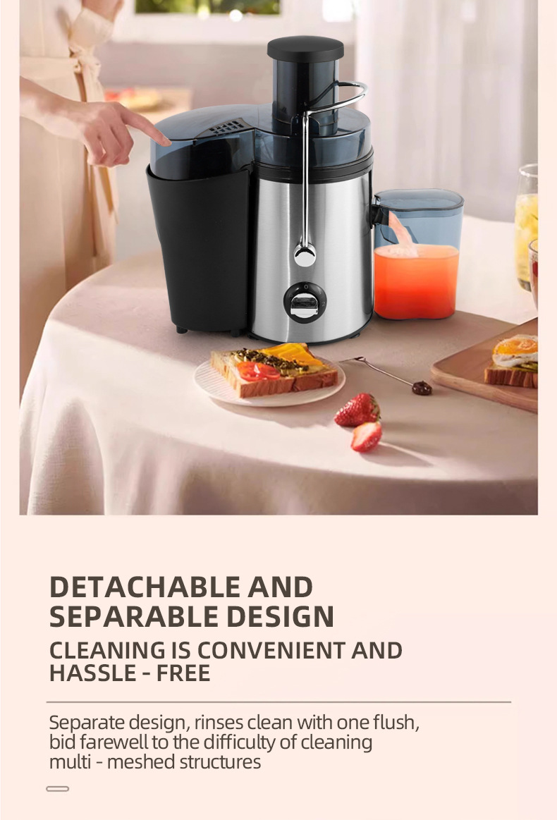 Centrifugal Juicer Machine Stainless Steel For Fruit And Veggie_voghion.com