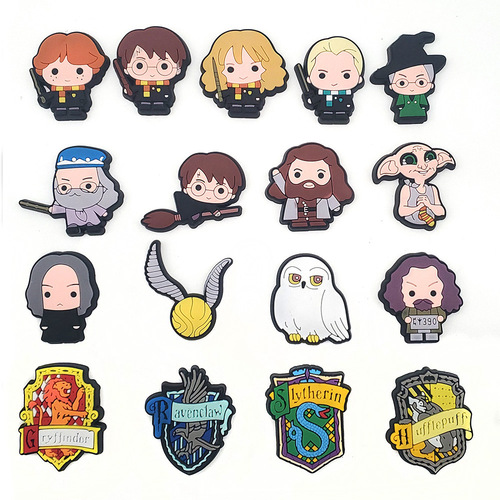 17 pieces [Harry Potter] Crocs shoe buckle shoe decorative buckle PVC shoe flower magician magic cross-border set