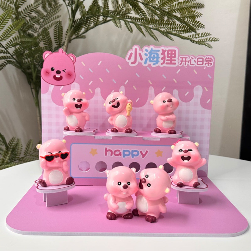 고품질 광택 페인트 - Little Beaver(7개 세트)