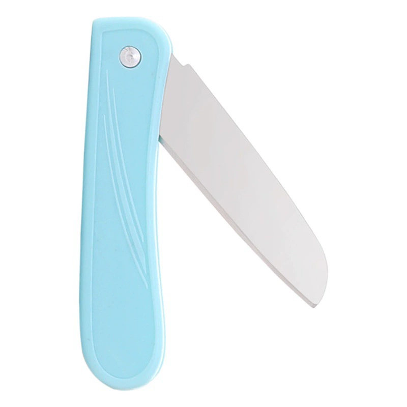 Кухонный домашний многоцелевой нож для фруктов из нержавеющей стали Складной многоцветный нож для очистки Маленькое отверстие для подвешивания Портативный нож для нарезки
