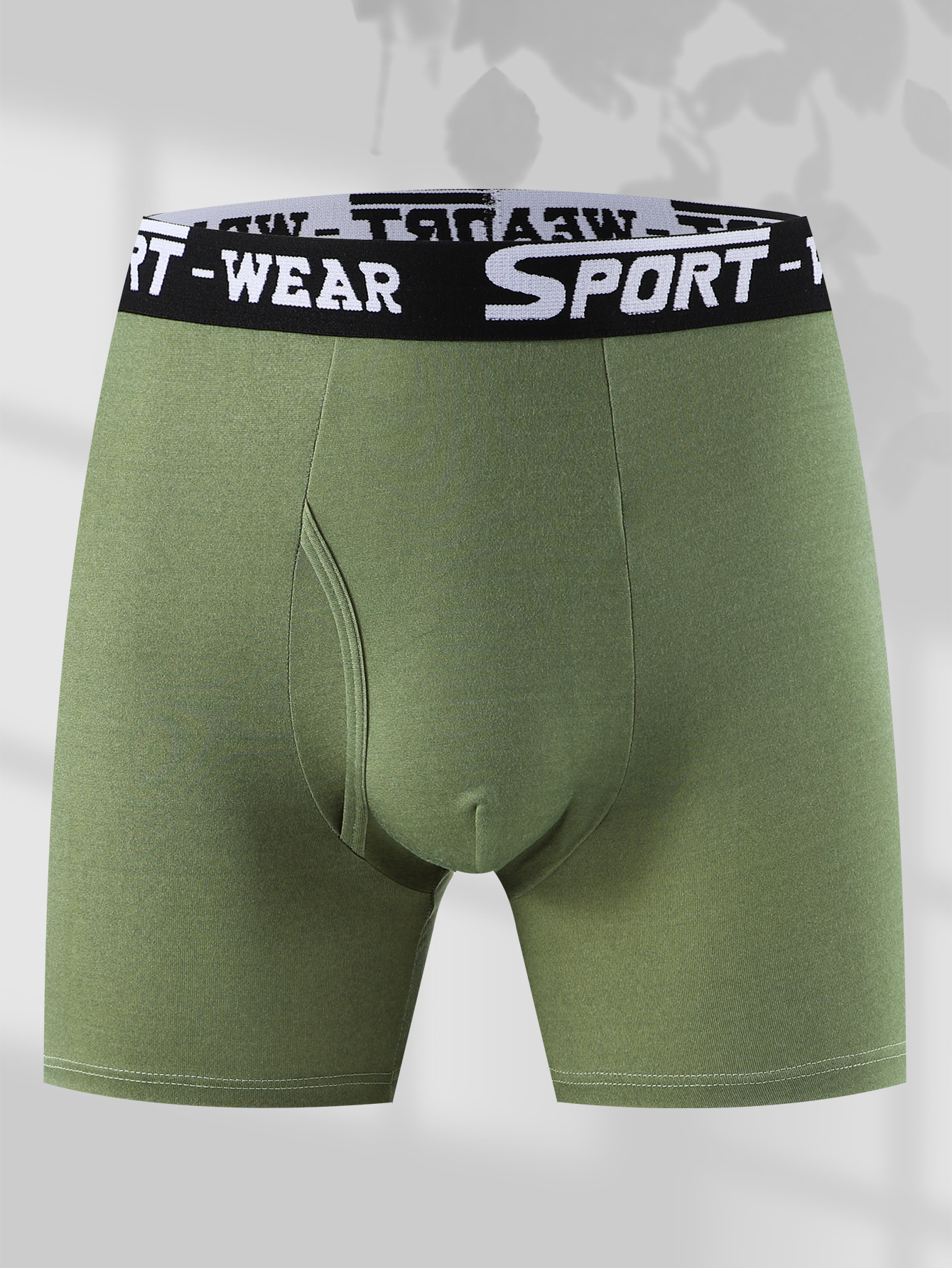 ドロップシッピングファッションソリッドカラーの男性の下着鮮やかなウエストバンド快適なボクサーパンツ速乾性スポーツ通気性ショーツ