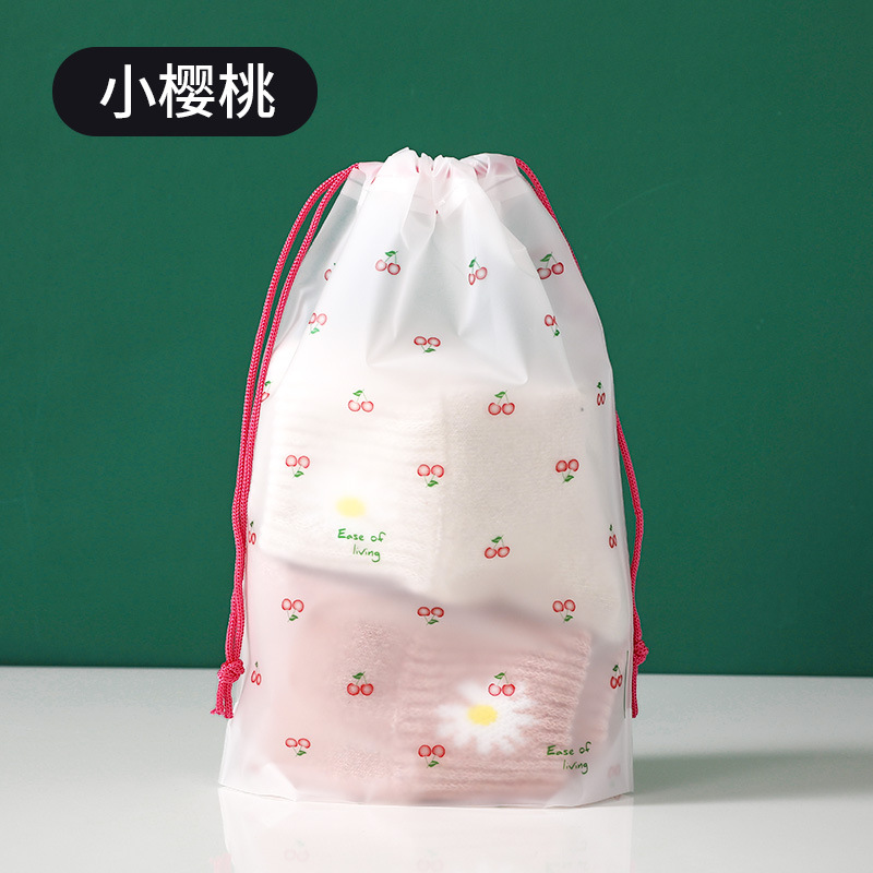 En stock PE oso Cordón de plástico cordón calcetines embalaje transparente cordón bolsa ropa zapatos almacenamiento al por mayor bolsa