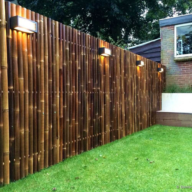 Bamboo fence, railing, enclosure, landscaping, outdoor garden decoration, anti-corrosion bamboo, outdoor bamboo partition, courtyard bamboo pole, wall