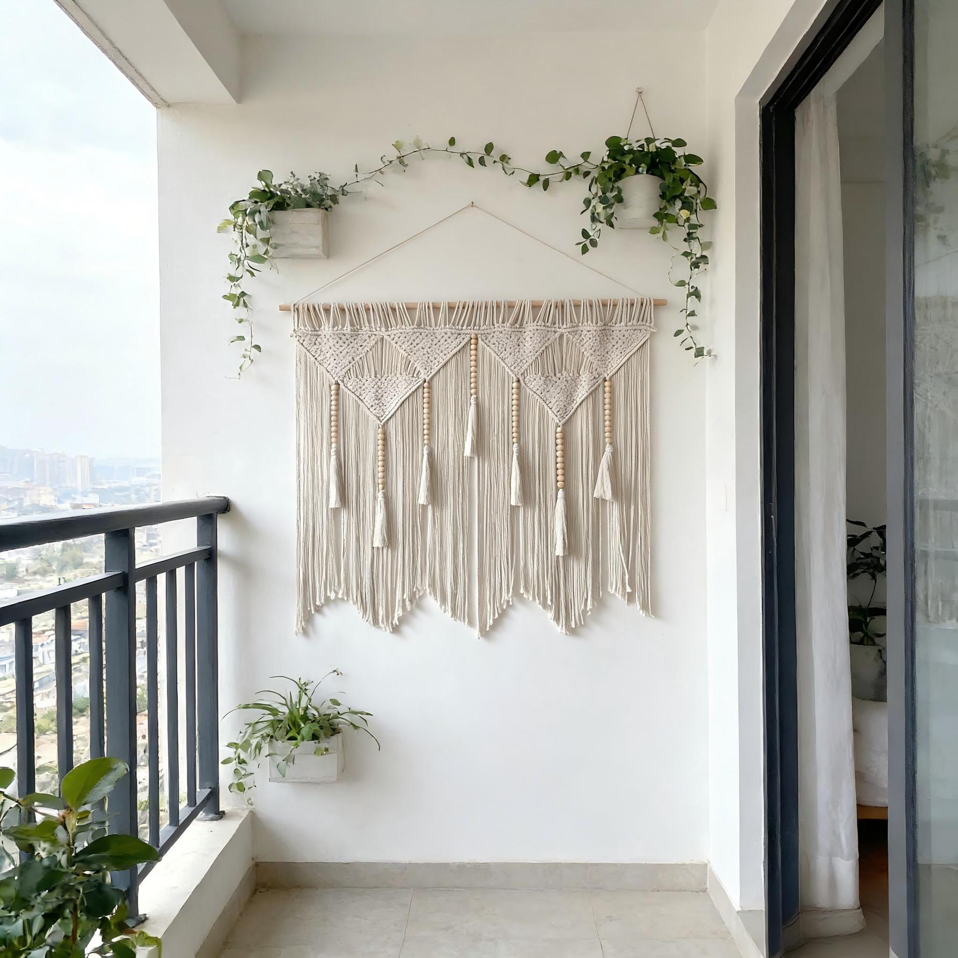 Bohemian home background decoration hand-woven tapestry simple large hanging decoration B & B wall hanging Amazon explosion