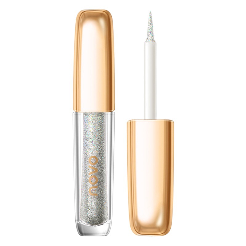 Novo5460 Liquid Eyeshadow, Sparkling, Ultra-Shiny, Non-Removable, Waterproof, Liquid Eyeshadow for Female Students, a Drop of Tears