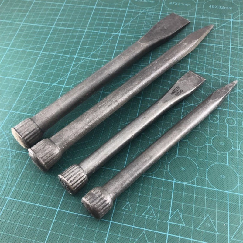 치즐 시멘트 치즐 특수 강철 플랫 헤드 치즐 스틸 펀치 치즐 벽돌 해머 스톤 스플리터 벽돌 강철 치즐