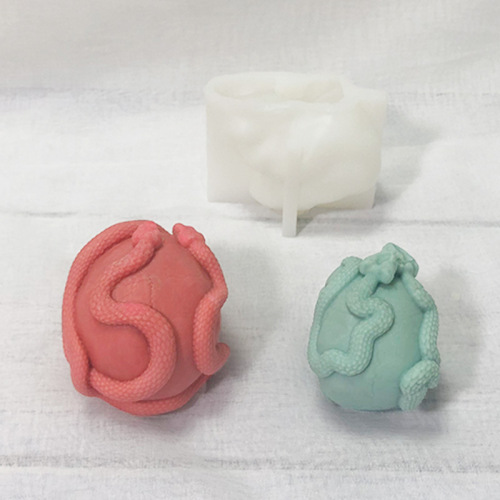 New Arrival: Terrifying Snake Head Skull Silicone Mold for Halloween Candles & DIY Resin/Gypsum Decorative Ornaments