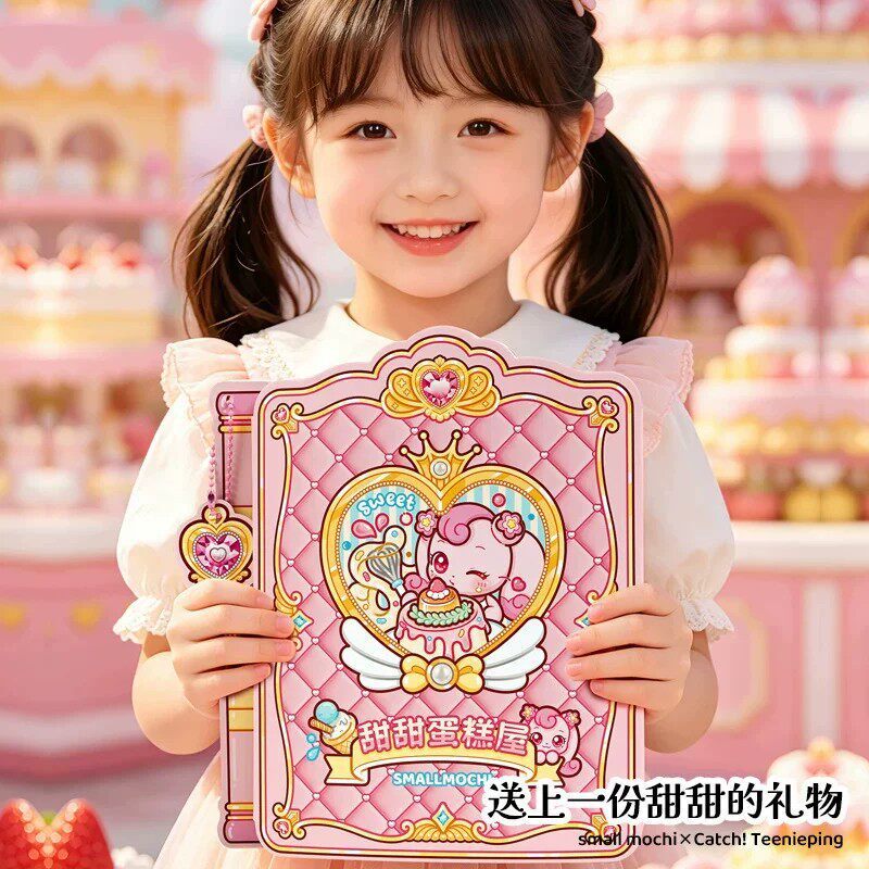 Little Mochi Cute Jelly Stickers Quiet Book No-Cut New Style Girls Children's DIY Sticker Book Toy Little Mochi Cute Jelly Stickers Quiet Book No-Cut New Style Girls Children's DIY Sticker Book Toy