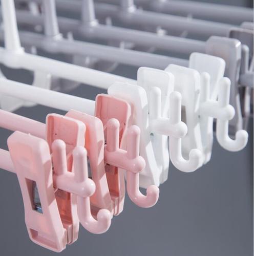 A3031 household plastic rotating trouser clip, skirt clip, trouser rack, telescopic trouser clip, multi-layer superimposed trouser clip