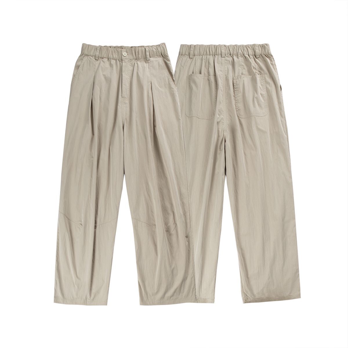 RUIIENRS x Magmans 2024 autumn Japanese retro solid color wide leg casual pants K7379-C3203