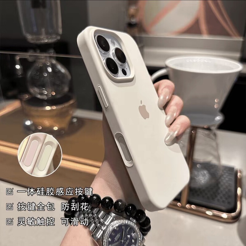 液态硅胶AI一体相机按键适用苹果17promax手机壳16pro防摔13/14套|undefined