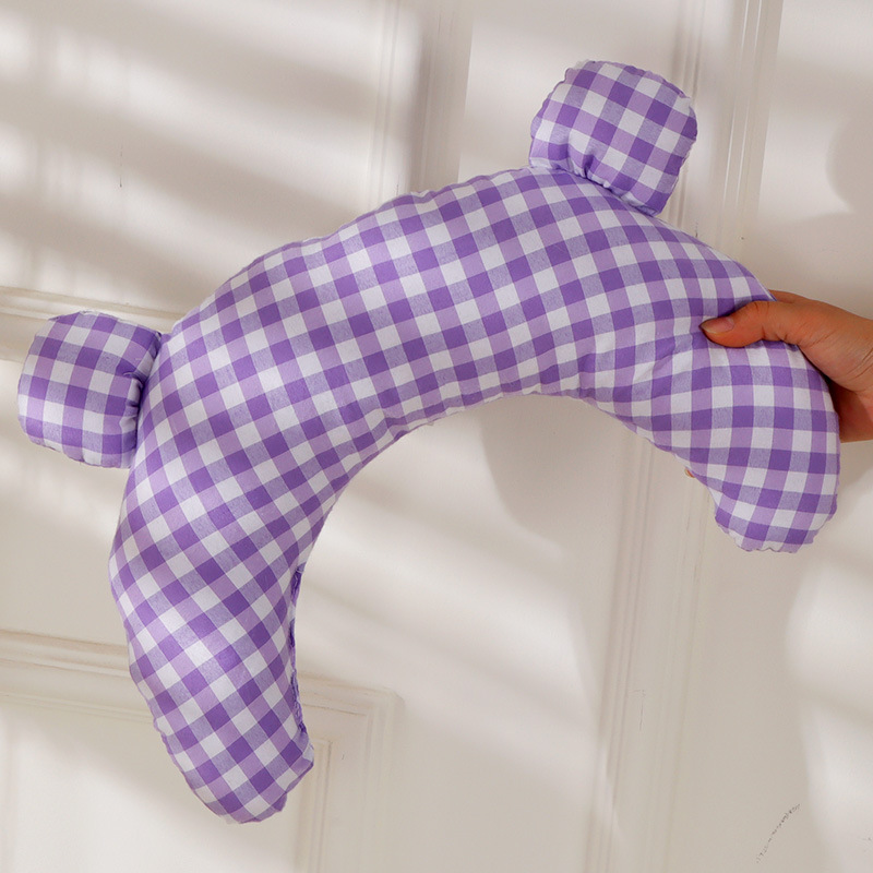 Almohada para mascotas transpirable de verano lindo oso dopamina celosía para dormir gato pequeño perro mentón almohada suministros para gatos