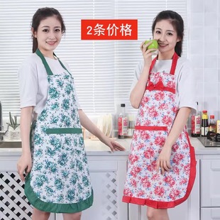 Anti-fouling Kitchen Apron Simple Comfortable Korean Style Fashion Apron Cute Princess Lace Adult Sleeveless Thin Household