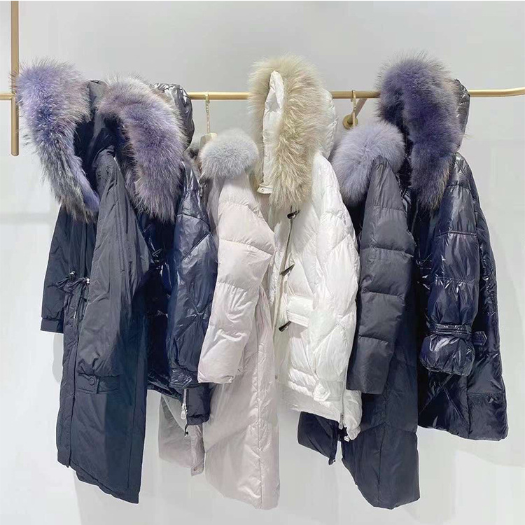 杭州【卡曼罗】2023冬装新款羽绒服女装品牌直播实体走份一手货源