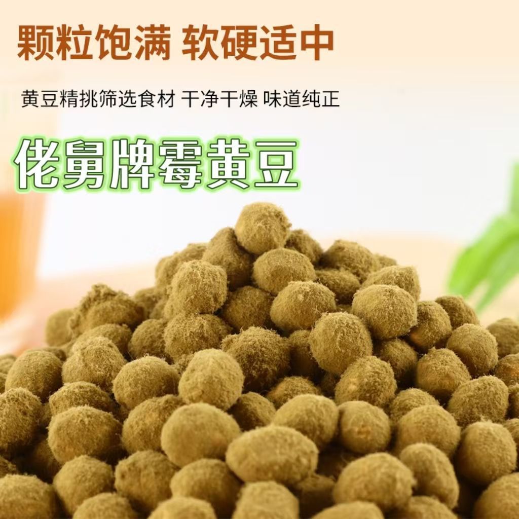 霉黄豆自然发酵纯手工霉豆子捂豆子捂黄豆可做西瓜酱黄豆酱辣椒酱