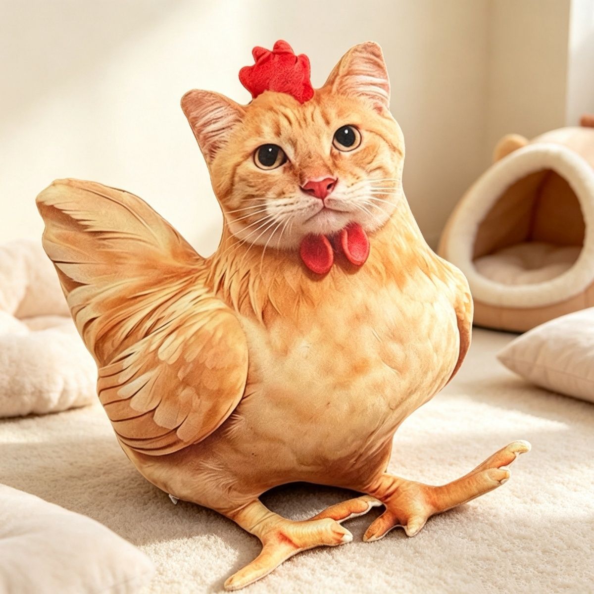 Creative and funny poop-themed dog plush toy, cross-border realistic chicken, duck, and Australian lobster plush doll