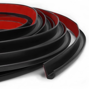 Tpe Material Rv Water Guide Strip Waterproof and Dustproof Strip Elastic Anti-Aging Tear-Resistant Seal Strip Self-Adhesive