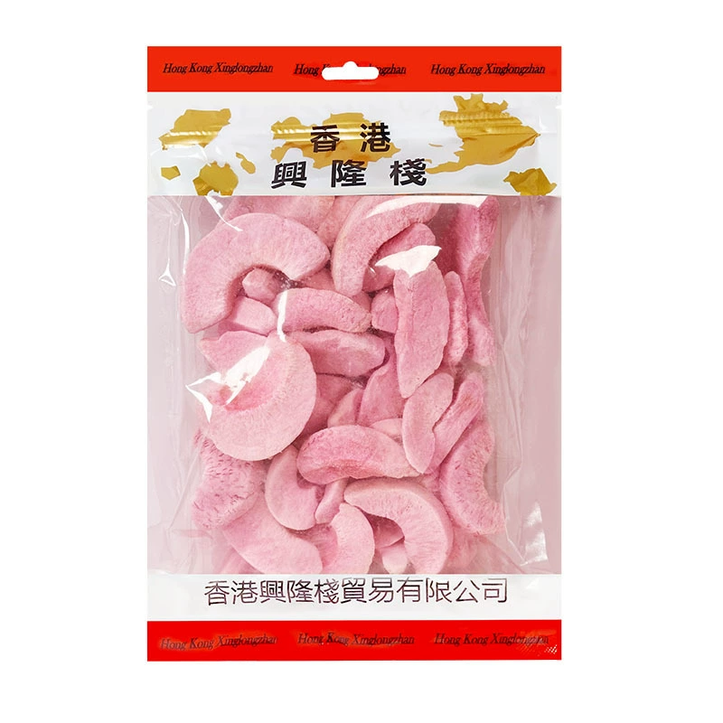 Снэк фруктовый лиофилизированный Hong Kong Xinglong, персик/клубника/кокос/манго/дуриан, хрустящий 65 г