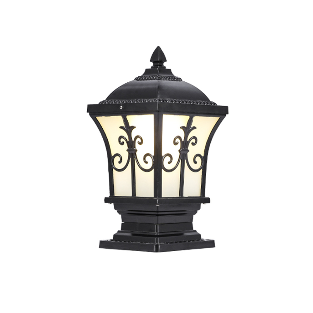 Espada caliente flor solar Pilar lámpara casa Villa impermeable puerta Pilar lámpara patio lámpara de pared LED fábrica