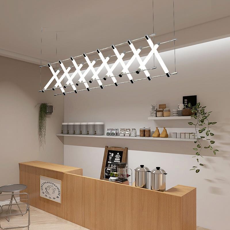 Zhongshan diseñador de lámparas candelables iluminación de estudio minimalista oficina creativa barmaza arte restaurante lámpara