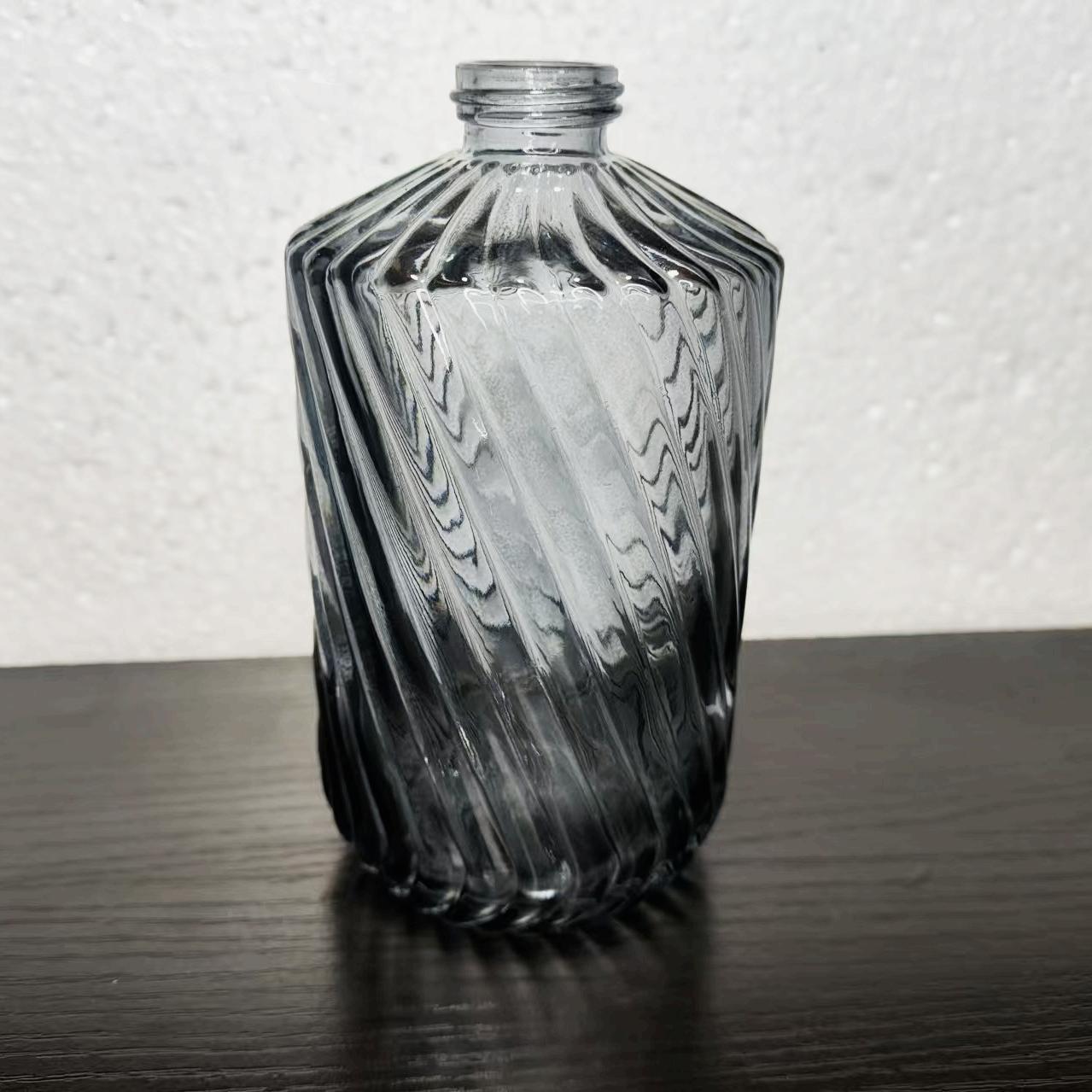 450ml; botella desnuda gris twill