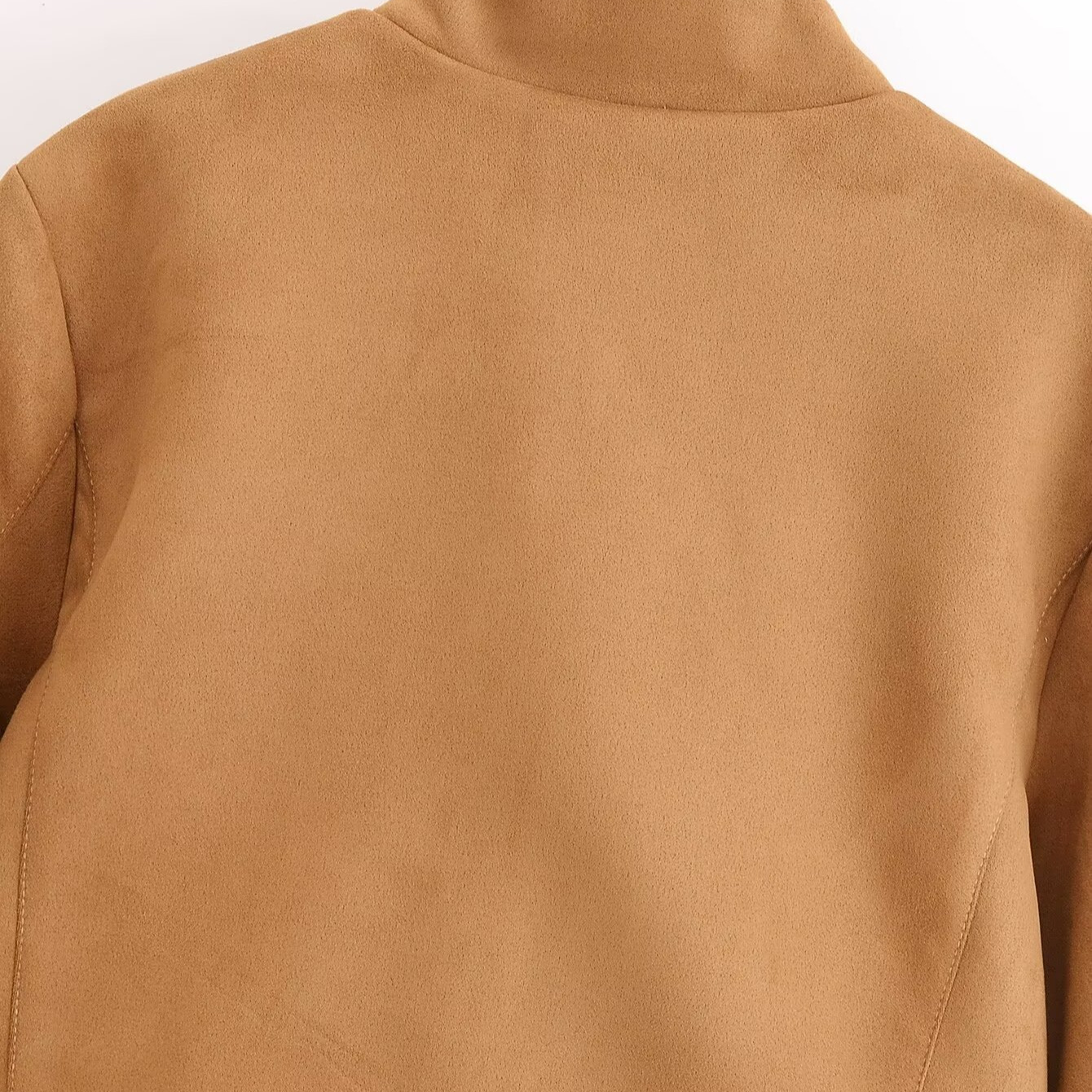 Abbigliamento donna autunno e inverno 2024 nuova moda di strada casual giacca con collo alto_voghion.com