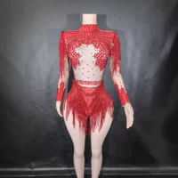 Платье для соревнований по латинским танцам с кисточками Douyin, платье для талантливых шоу в прямом эфире, платье для танцевального выступления, сценическая одежда
