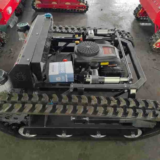 Pequeño robot de corte de césped, oruga inteligente, deshierbe y deshierbe, aceite híbrido eléctrico, pendiente pronunciada, patio de plantación agrícola