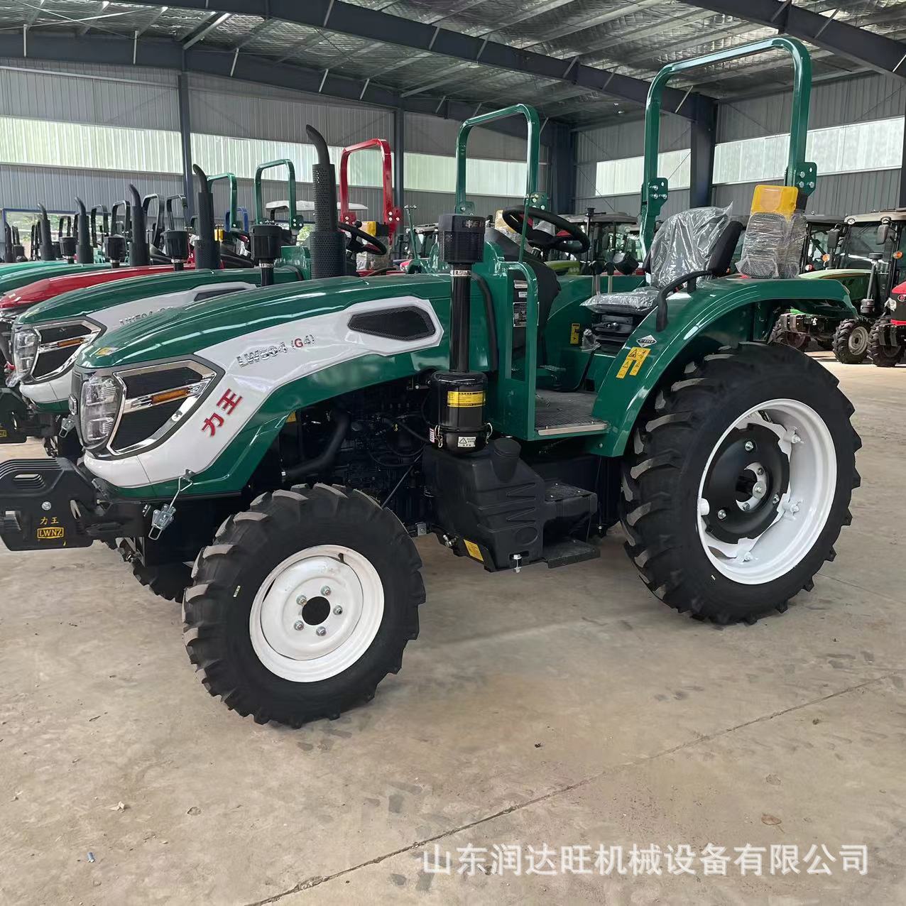 跨境销售504旋耕起垄拖拉机 农田耕种收获机 大马力轮式拖拉机