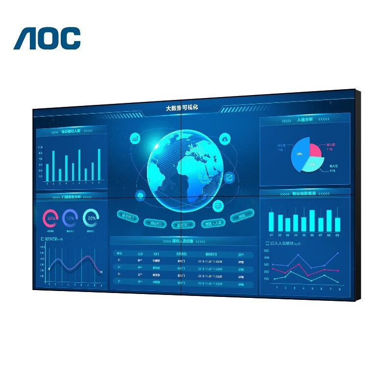 Aoc 49D8U-R Lcd Splicing Screen 49inch Splicing Display Bilateral 3.5mm Conference Room Central Control Room Aoc 49D8U-R Lcd Splicing Screen 49inch Splicing Display Bilateral 3.5mm Conference Room Central Control Room