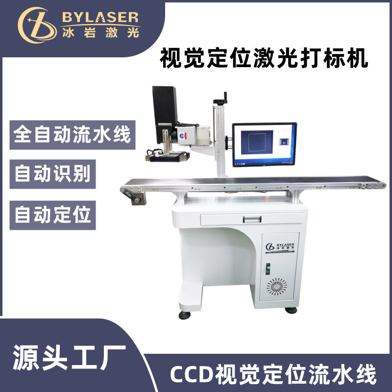 视觉激光打标全自动化打标机塑料金属CCD流水线打标非标定制打标