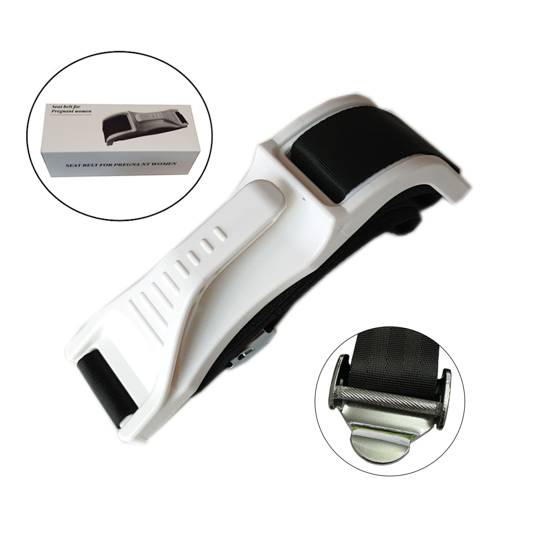 Best-Selling Car Seat Belt for Pregnant Women, Belly Support Belt for Large-Sized Individuals, Convenient and No Installation Required