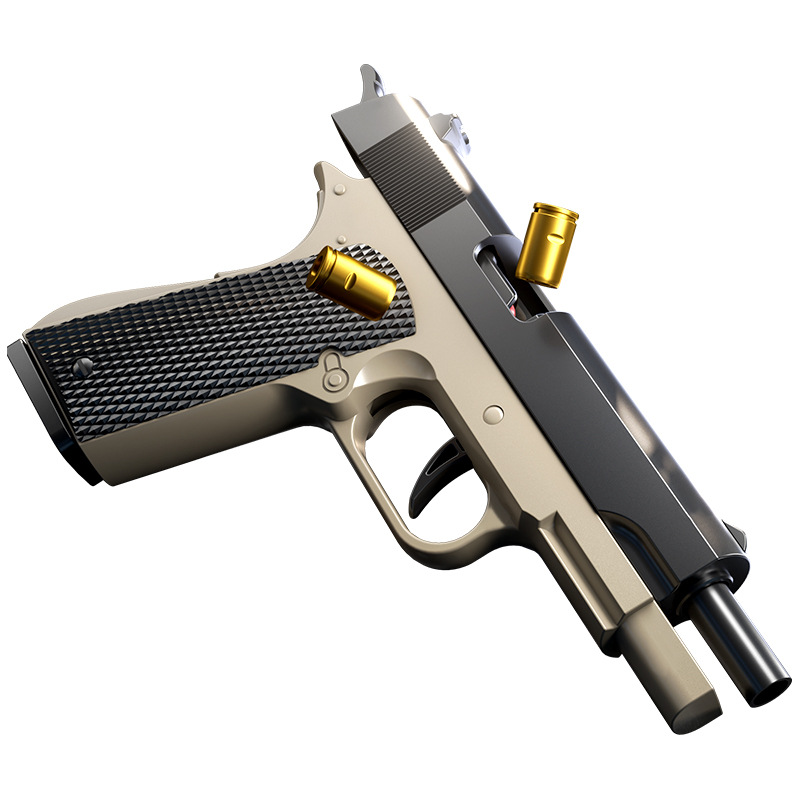 1911 Glock lanzó una pistola de juguete colgante vacía del águila del desierto contra el soplado de balas blandas simulación de niños y niñas robando mano image 6