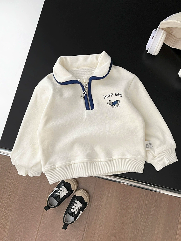 Children's spring sweatshirt, long-sleeve for men and women girl's, western style