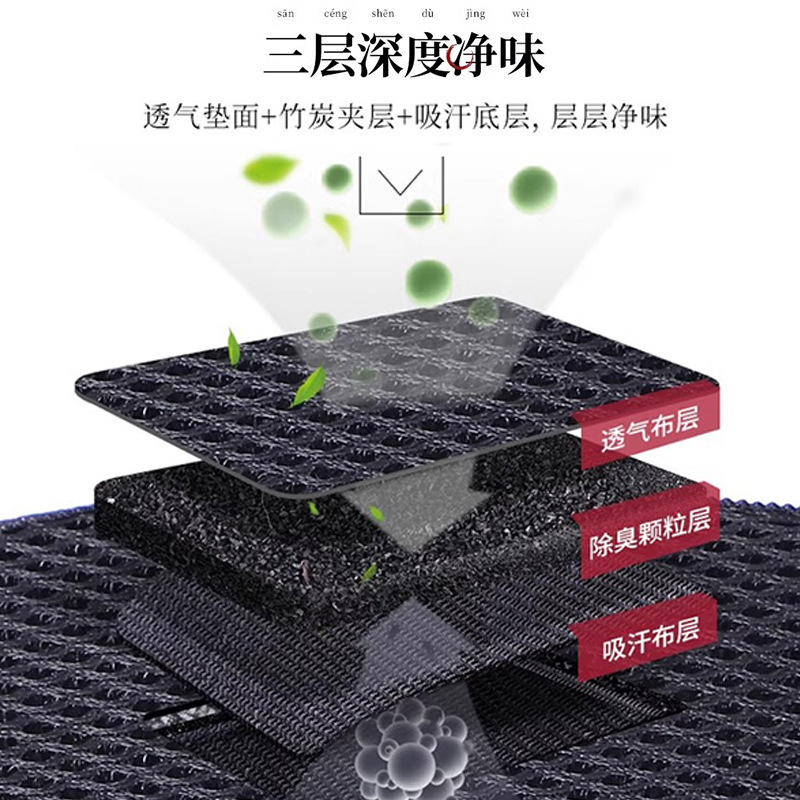 Plantillas antiolor, absorción de sudor, secas y cómodas plantillas de zapatos deportivos transpirables, perforación recomendada para el sudor de los pies durante mucho tiempo