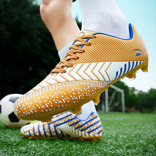 Factory New Spring Football Cleats, Long Tack Professional Competition Running Shoes, Grass Court Sports Training Shoes, Cross-Border Wholesale