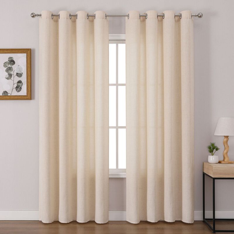 Curtains Are Exclusively Available for Amazon, Rainbow Linen-Like Faux Linen Light-Filtering Window Screens and Blackout Curtains Curtains Are Exclusively Available for Amazon, Rainbow Linen-Like Faux Linen Light-Filtering Window Screens and Blackout Curtains