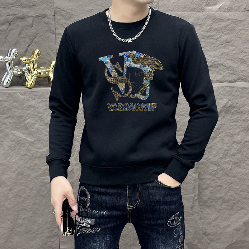Fábrica de fuente de una primavera y otoño 2024 nueva letra estampada en caliente chaqueta de hombre joven chaqueta casual diaria