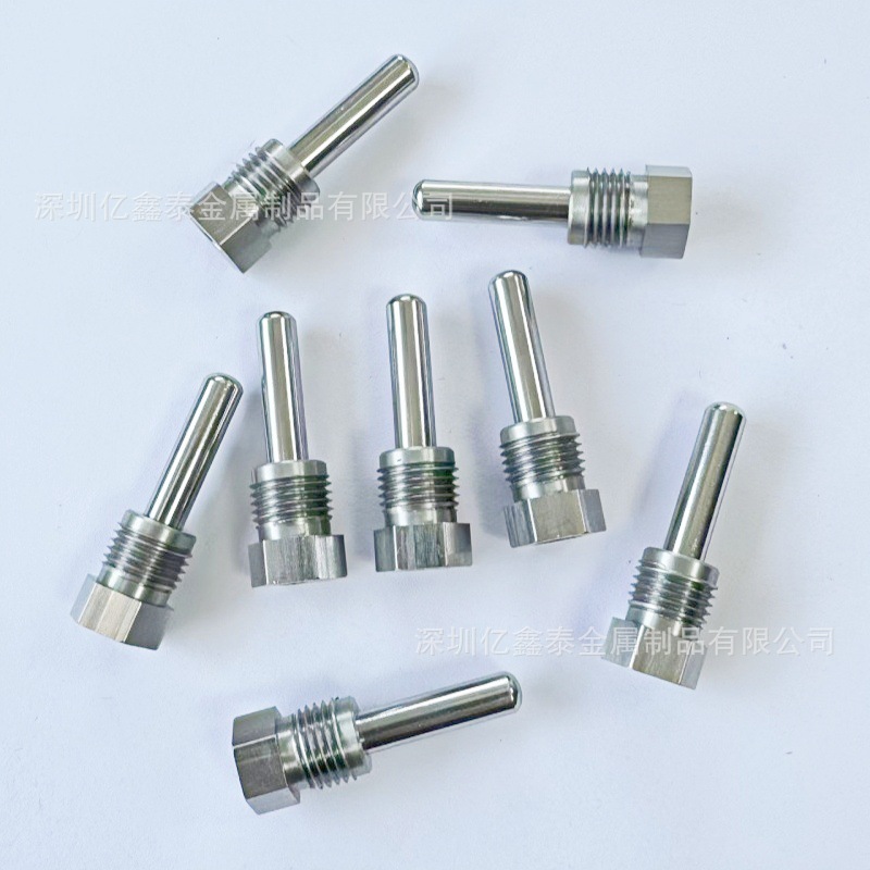 温度传感外壳感温探头保护套304不锈钢防水 M10 盲管螺纹