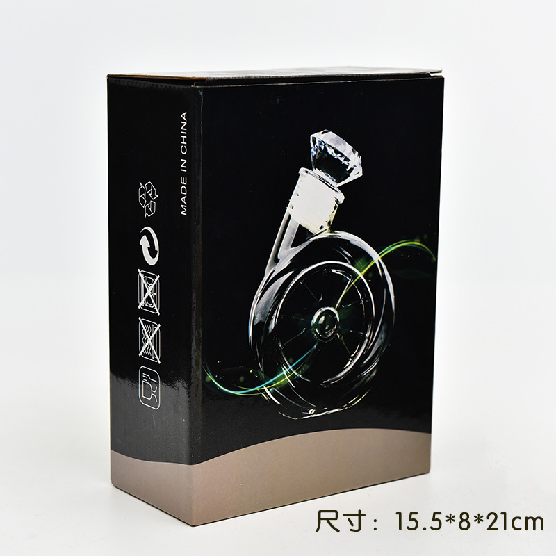 Venta caliente transfronteriza soplador de vino con diamante vino tapón Concha decantador creativo hogar bar vino conjunto al por mayor
