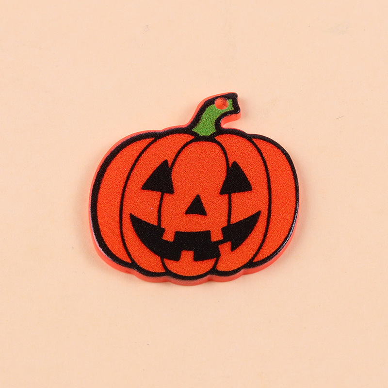 ヨーロッパとアメリカのハロウィンシリーズアクリルアクセサリーカラフルなコウモリカボチャ漫画クモパーソナライズされたクリエイティブアクセサリーアクセサリー|undefined