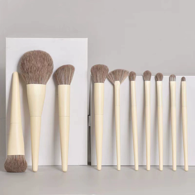 Soft brush, handheld highlighter, tools set, 10 pieces